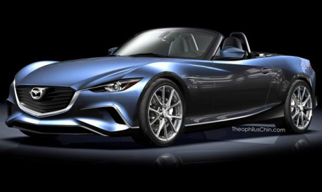 Визуализации Mazda MX-5 от Феофила Чина